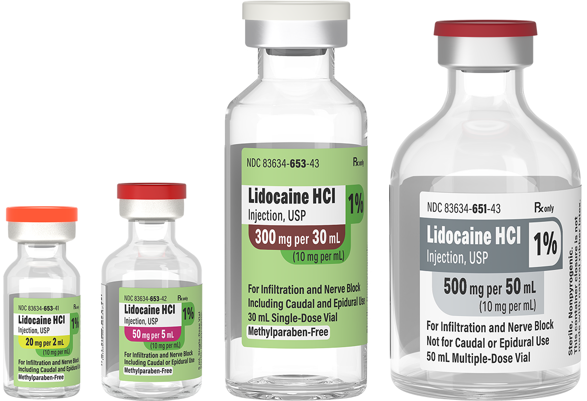 Lidocaine HCl Injection, USP – 1%