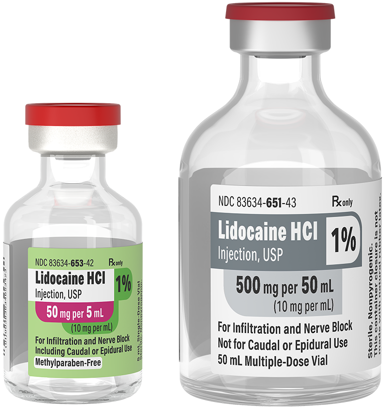 Lidocaine HCl Injection, USP – 1%